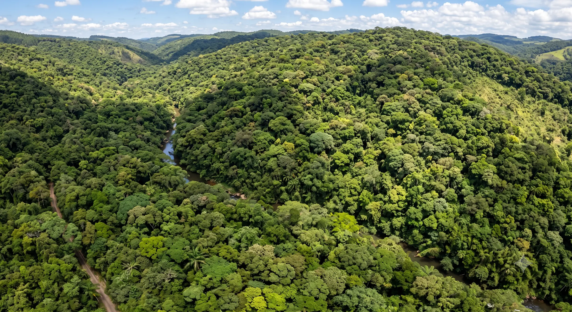 Mata Atlântica vista de cima