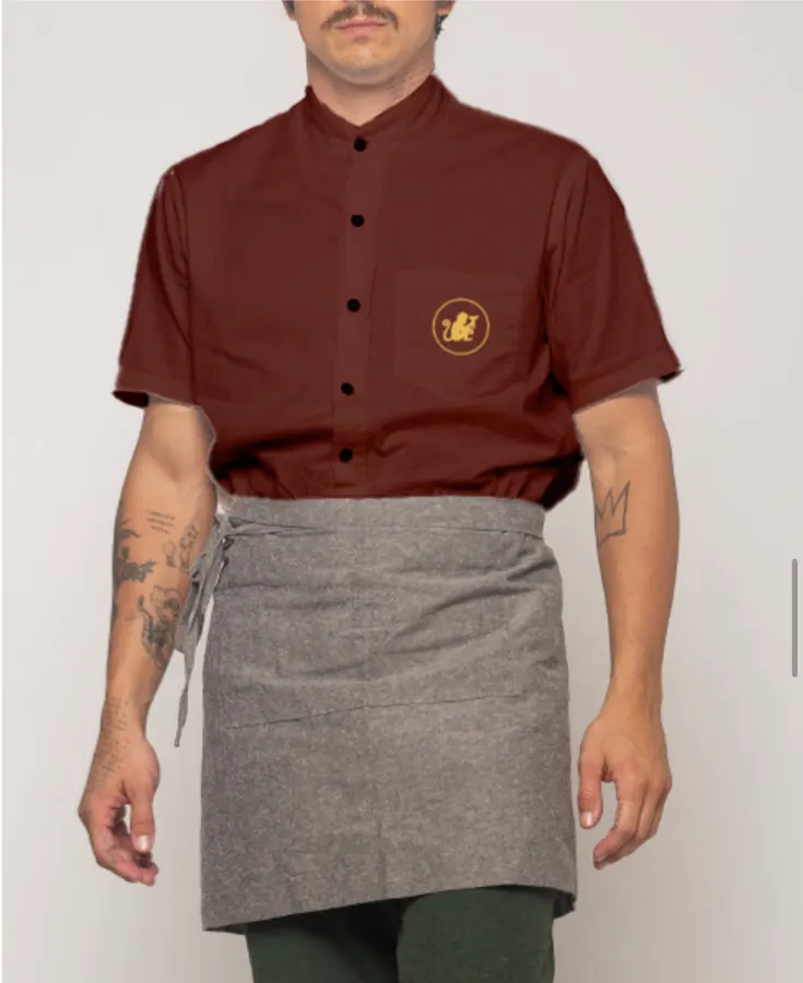 Uniforme de tecido reciclado
